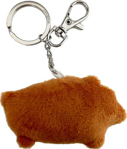 Puerquito ("Pig") Pan Dulce Plush Key Chain